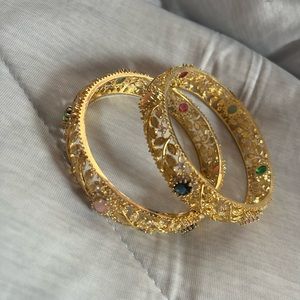 Gold Indian Bangles